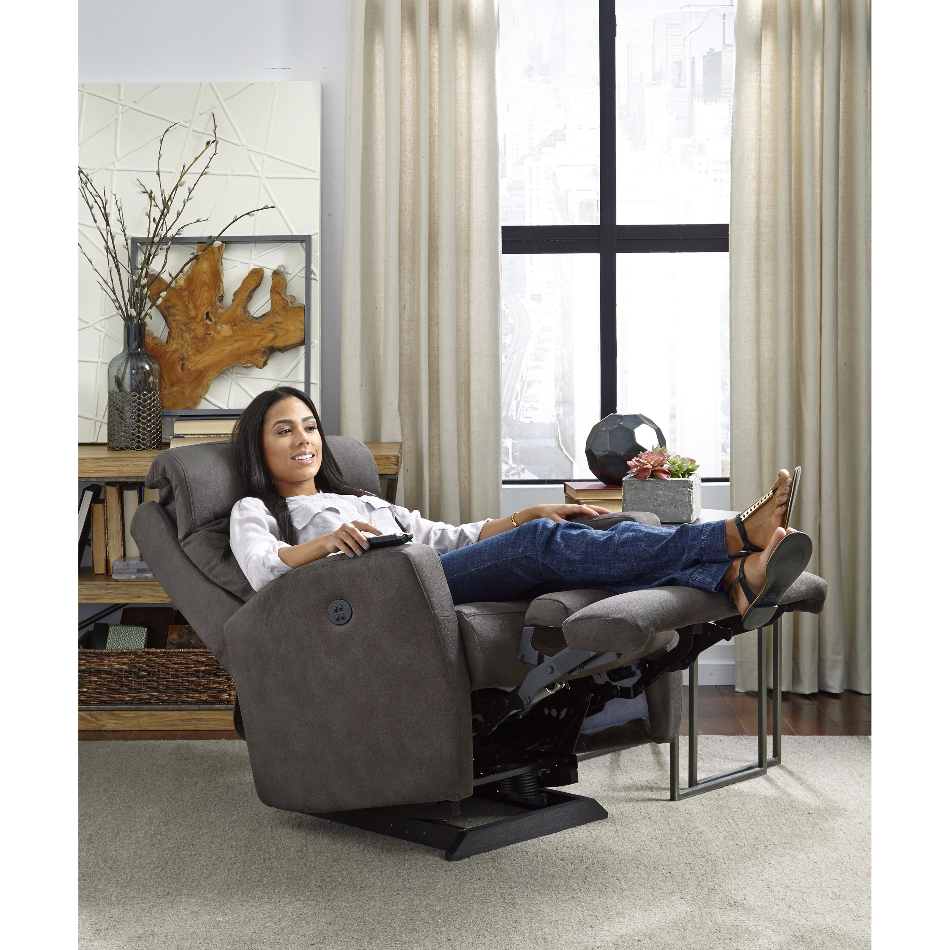 Petite store rocker recliner